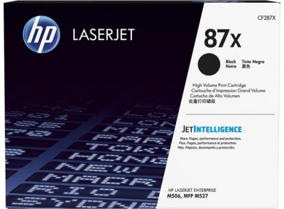 CF287X Lézertoner LaserJet M506, M527 nyomtatókhoz, HP 87X, fekete, 18k